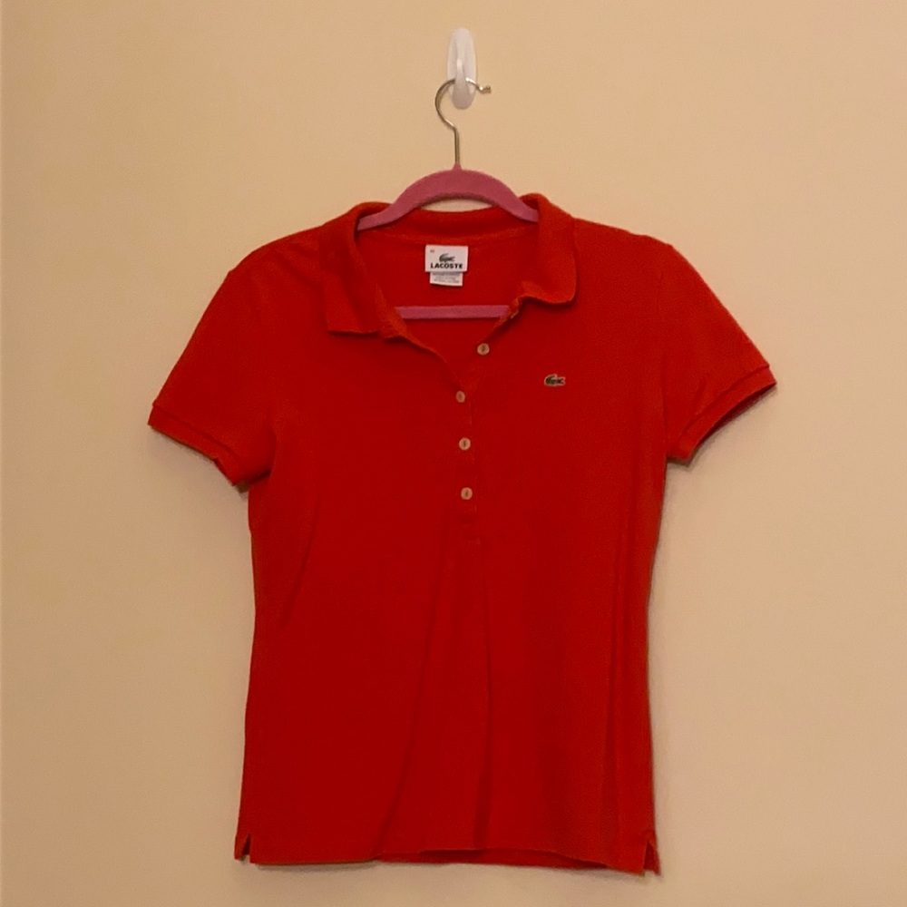 Lacoste Red Polo Shirt